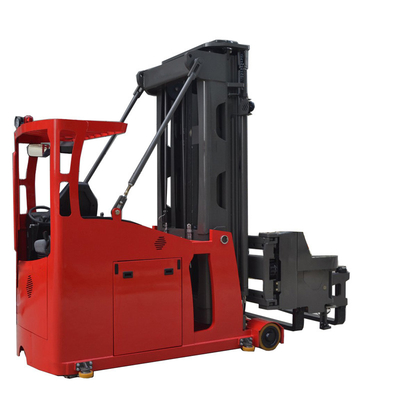 Seated type VNA Forklift 1.5T max lifting height 10m Trilateral Forklift 3-Way pallet stacker fo Narrow Aisle Warehouse