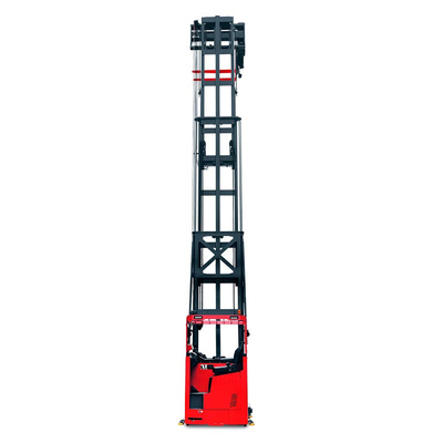 Seated type VNA Forklift 1.5T max lifting height 10m Trilateral Forklift 3-Way pallet stacker fo Narrow Aisle Warehouse