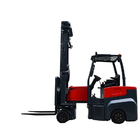 New design seated 2ton narrow aisle electric articulated forklift warehouse forklift truck